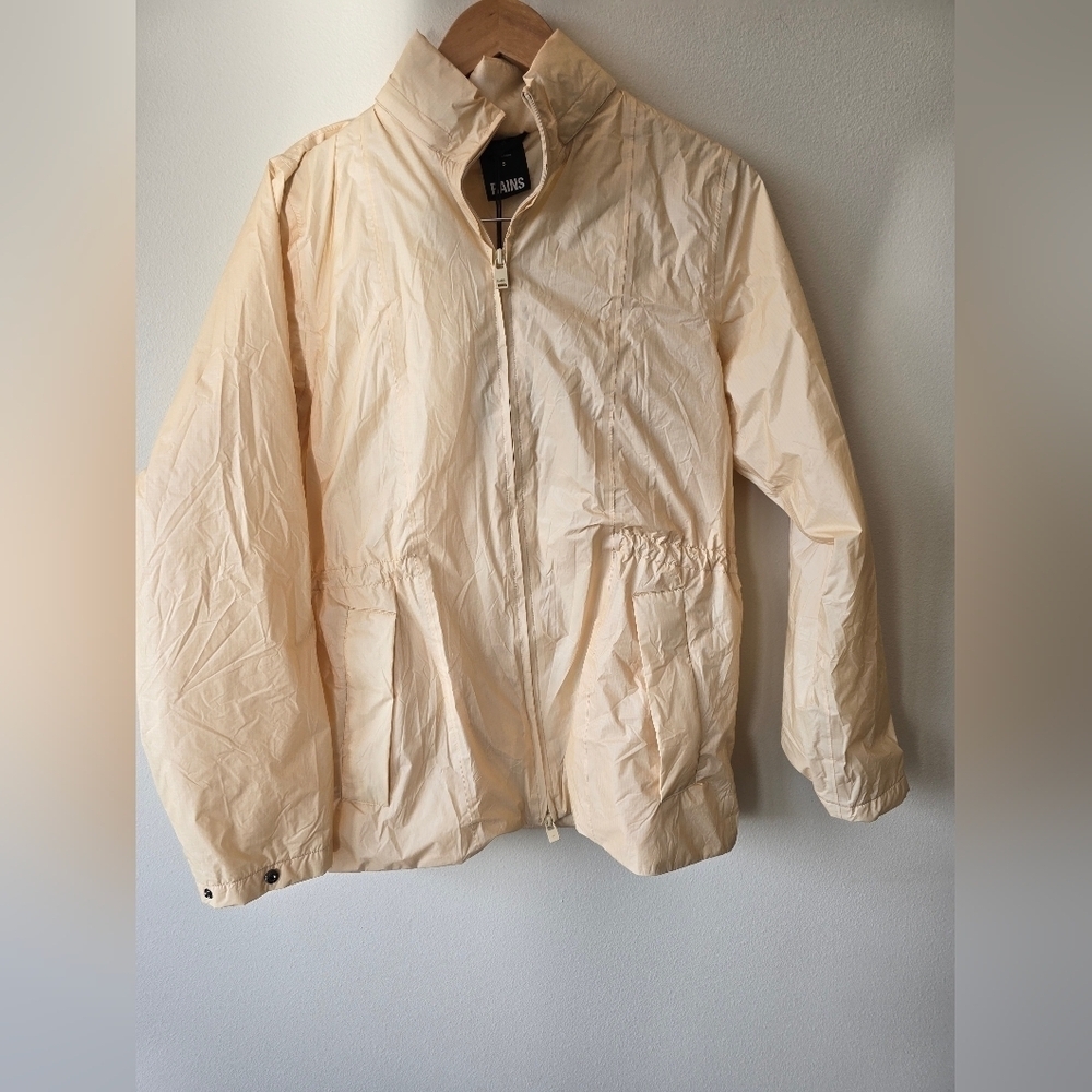 NWT! RAINS, Kauto Insulated String W Jacket, Gleam, Size Small